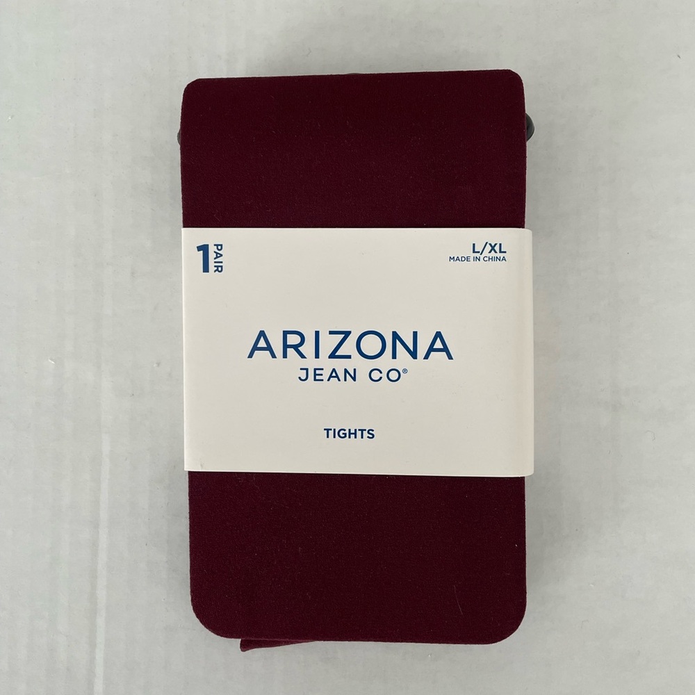Arizona Jean Co. Burgundy Tights Size L/XL